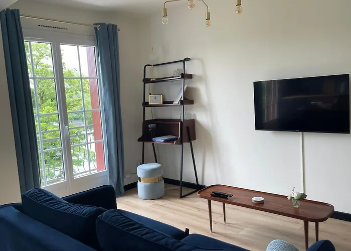 Ambiance Seine, Appartement Surplombant La Seine -51 M2, Anemone-